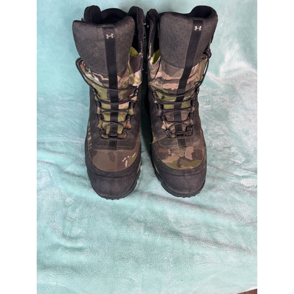 Under Armour Storm Waterproof Charged Hunting Boots Size 14 Mens Camo Winter